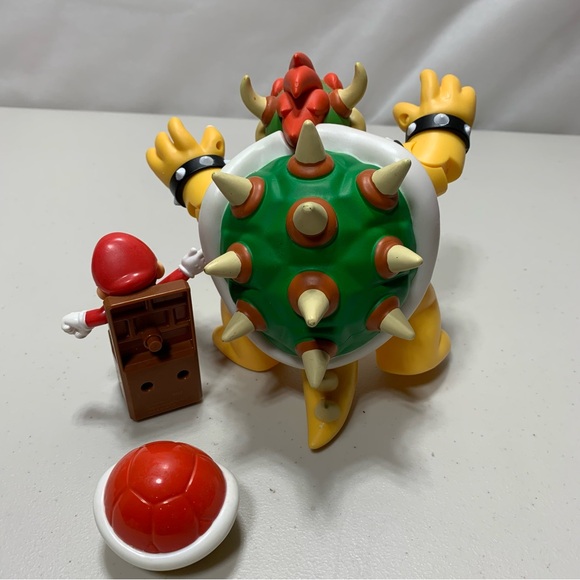 Lot of Mario Figures. King Koopa.Mario and turle shell - Picture 2 of 6
